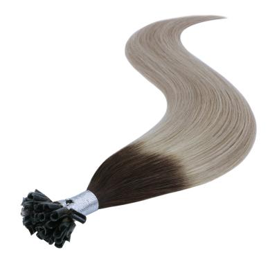 China Machine Made Remy Hair Nail U Tip Hair Extensions Silky Straight Keratin Wave Hair Extension for sale