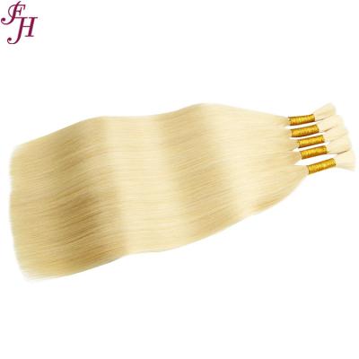 China Good Quality Raw Unprocessed Blonde Straight Human Hair 613 Bulk FH Hair Wholesaler Virgin Human Hair Bulk for sale