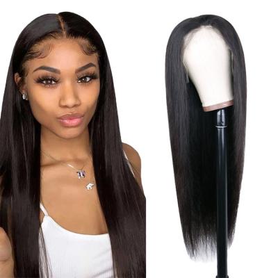 China Wholesale Cheap Swiss Glueless 13x4 Lace Frontal Wig 13x4 Full Lace Wig 200 Density FH Density 200 Density Lace Closure Wig Thick Thick Shedding Straight Straight Wig for sale