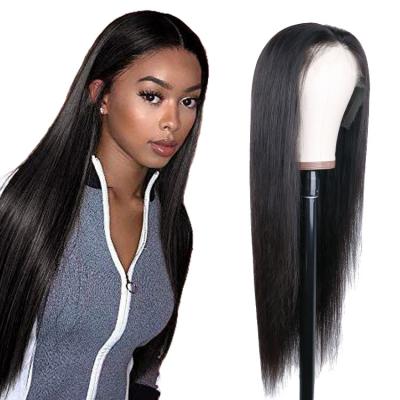 China FH Mink Straight Brazilian Human Hair HD Lace Frontal Wig Barely Shedding Thick Smooth Soft Brazilian Virgin Hair Lace Front Wig for sale