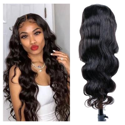 China 100% Unprocessed FH Glueless Soft Thick Smooth Shedding Barely Full Lace Highlighted Human Hair 13x4 Human Hair Wigs For Black Women for sale