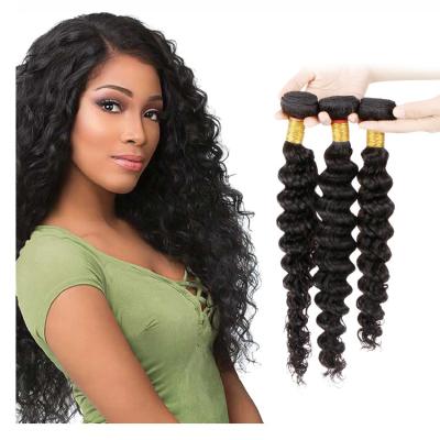 China Factory Wholesale Silky Straight Filipina FH Raw Hair 30 Inch Deep Wave Hair Bundles for sale