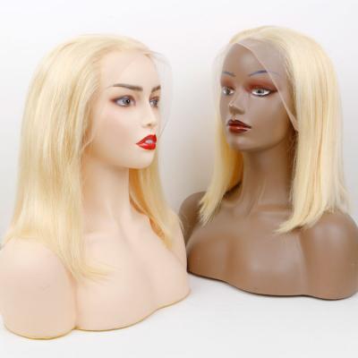 China FH Wholesale 150% Density Hair Short Thick Straight Mink Brazilian Hair Curly Bob Lace Wigs 8inch-14inch HD Barely Shedding Wig for sale