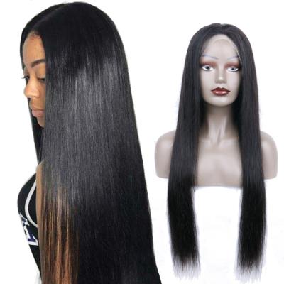 China FH Barely Shedding Thick Smooth Soft 30 Inch Long Straight Sheer Lace Front Wigs With Baby Hair Mink Peruvian Virgin Human Hair HD for sale