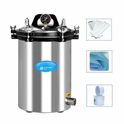 China 24LM Portable Stainless Steel Autoclave Pressure Steam Sterilizer with 2KW Power for sale