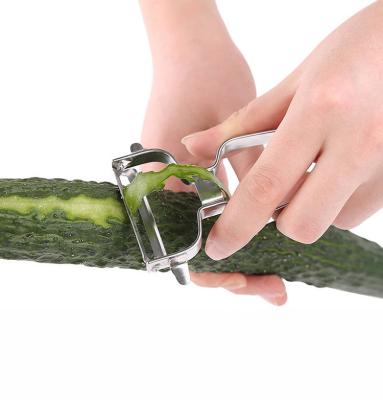 China Sustainable China OEM Ultra Sharp Metal Stainless Steel Vegetable Potato Peeler for sale