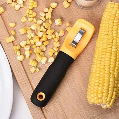 China Amazon Kitchen Viable Hot Serrated Blade Remover Vertical Knife Corn Peeler Corn Stripper for sale