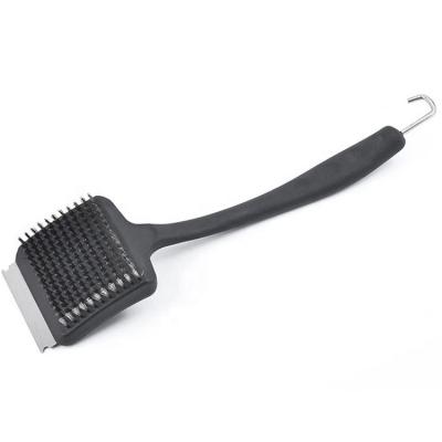 China Easily Cleaned BBQ Grill Brush BBQ Tools Large BBQ Grill Cleaning Brush with Shovel for Grilling for sale