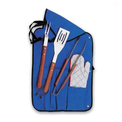 China Good quality easily cleaned BBQ tool kit for outdoor barbecue party for sale