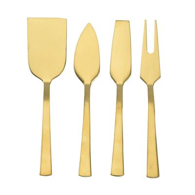 China Sustainable Household Kitchen Baking Kit Stainless Steel Pizza Butter Knife Spatula Fork Cheese Knife Set for sale