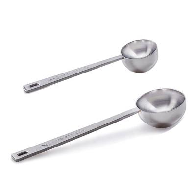 China Wholesale 1 Tbsp Long Handle Doser 15ml 30ml Stainless Steel Coffee Long Scoop Workable For For Coffee Milk Powder for sale