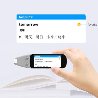 China Wifi Dictionary Pen Translator Multiple Language For Portable 3.46 Inch Screen Scan Translate Communicator for sale