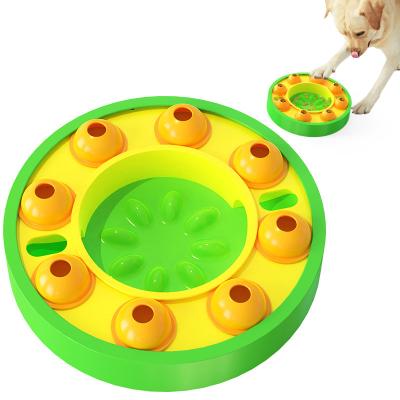 China New Dog Puzzle Viable Round Dog Driver Interactive Toy for sale