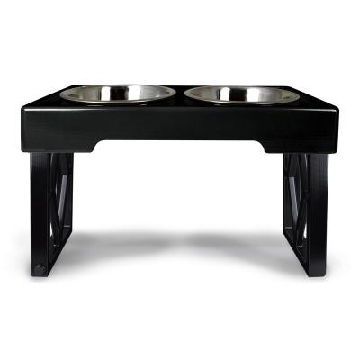 China New high quality non-automatic adjustable height increased dog bowl holder for sale