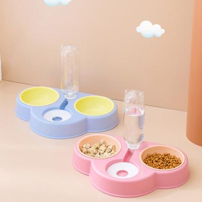 China New OEM Non-automatic Pet Water Bowl Dispenser Cat And Dog Pet Bowl Food Water for sale