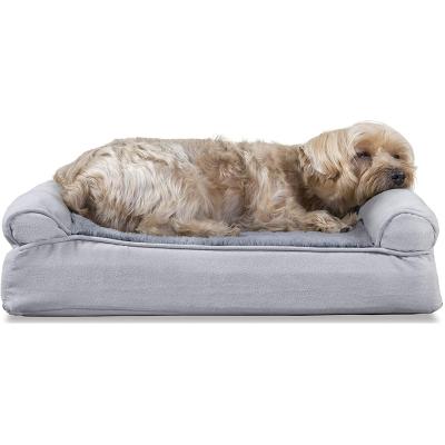 China 2021 New Hot-selling Multifunctional Pet Sofa Bed With Memory Foam Travel Artificial Fur Pet Sofa Cover for sale