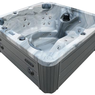 China Modern Ware House Discount Modern Design 8-Person Hydro Hot Tub Spa Fashionable Outdoor for Hotel Use New US Fashionable Design for sale