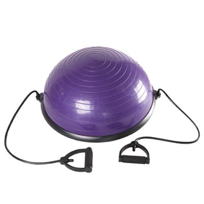 China High Quality Yoga Exercise Equipment Half Balance Ball Premium Gym Trainer Training Ball With Two Recessed Handles for sale