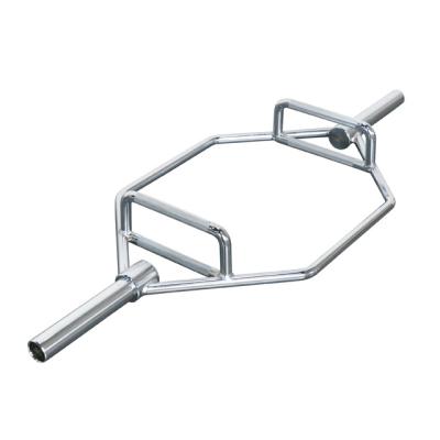 China Commercial High Quality Commercial Squat Bar Hex Bar Fitness Weightlifting Training Hex Chrome Hex Barbell Hex Bar for sale