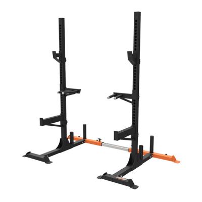 China Wholesale Light Commercial Home Use Folding Stand Adjustable Barbell Squat Power Equipment Fitness Squat Rack for sale