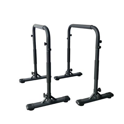 China Universal Hot Selling Gymnasium Professional Home Gym Fitness Adjustable Push Up Stand Parallel Dip Bars for sale