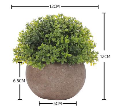 China Chirstmas Decor Artificial Plants Boxwood Potted Topiary Tree Shaped Tree for sale