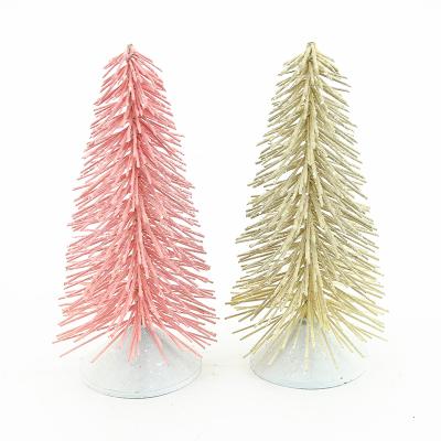 China Chirstmas Decor Christmas Tree New Year Mini Christmas Tree Small Pine Tree Christmas Desk Decor for sale