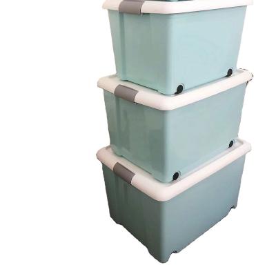 China Amazon Sustainable Sale High Quality Super Large 58L PP Storage Box For Clothing for sale