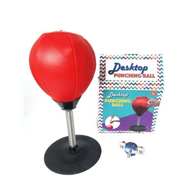 China Boxing Stand Up Trainer Punching Ball Speed ​​Stand Double Bladder End Game Punching Ball Stand Desktop Trainning Homme for sale