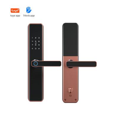 China Aluminum Alloy Steel Panel Keyhole Opener Interior Device Set Bathroom Wooden Sliding Manual Door Lock For Wooden Doors for sale