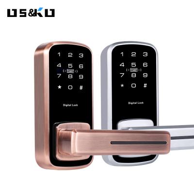 China Wooden Door Cylinder Door Lock Electronic Digital Key Code Change Locksets for sale