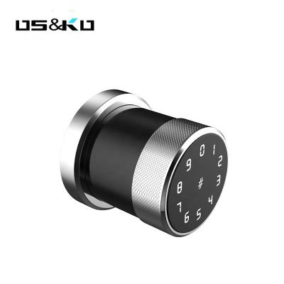 China Hotel Round Button Smart Lock Password Digital Code App BT Electronic Door Lock For Apartment Home Office for sale