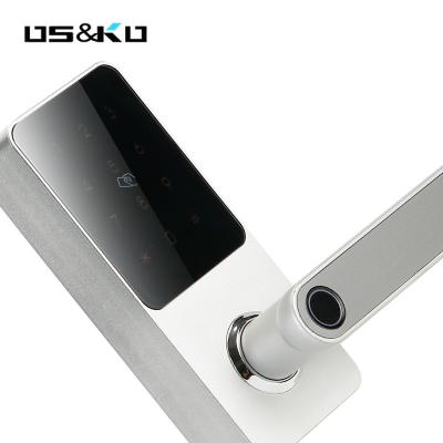 China Anti-peep Code Easy Install Fingerprint Smart Door Lock Cylinder Biometric Lock for sale