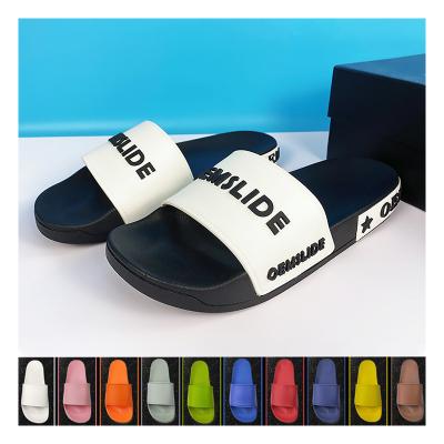 China CUSHIONING Custom Plastic Slippers Fail Plastic Slide Sandals Slipper Plasticas Eva Chinelo Plastic Men Slip Cheap Slipper Slippers for sale