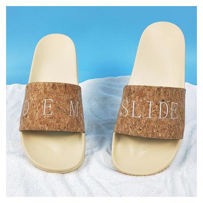 China CUSHIONING New 2022 Fashion Eva Slippers Men Summer Slides Designs Flat Slipper Shoes Brand Slide Sandals for sale