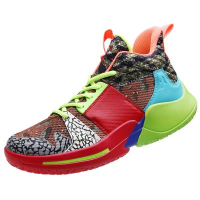 China Wholesale Style Anti-slippery 2022 Men's Basketball Shoes Custom Logo Sports Shoes Basketball Shoes Cheap Basketball Sneakers for sale