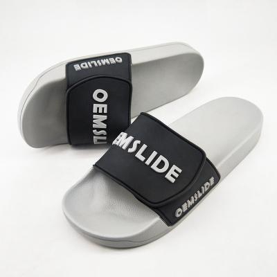 China Fashion Trend PVC Slipper Sandale2022 Custom Printed Slides And Rubber Slippers Straps Manufacturers Chinelos Para Sublimacao Atacado for sale