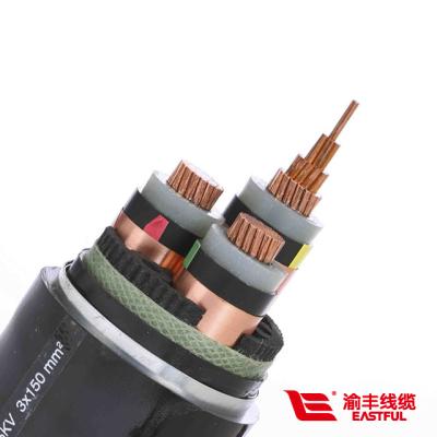 China Aerial Best Price High Voltage Power Cable YJV Underground Cable Size for sale