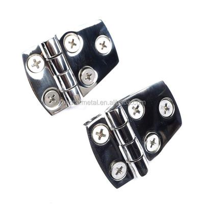 China Marine Outfitting Heavy Duty Stainless 316 57*38mm Steel Shortside Offset Marine Hinges Hardware for sale