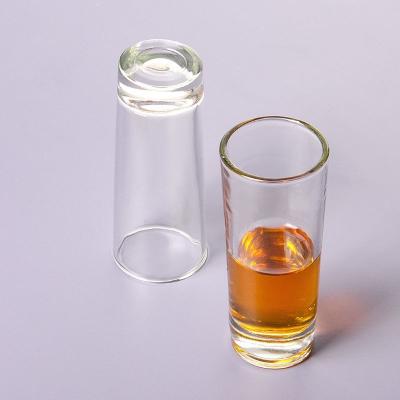 China Mini 60ml 2oz shot glass wine whiskey drinking glass cup Liquor Shot Glasses for sale