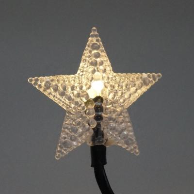 China Star Shape Solar String Light Rechargeable Solar Lighting Decoration Led Outdoor String Lights. for sale