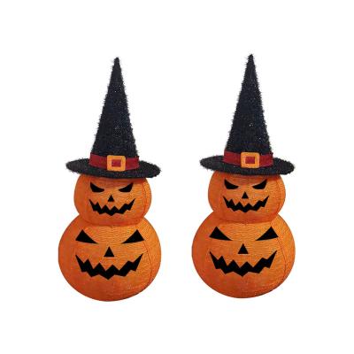 China 2021 Decoration Hot Sales Factory Wholesales Holiday Decoration Foldable Halloween Pumpkin Led Light for sale