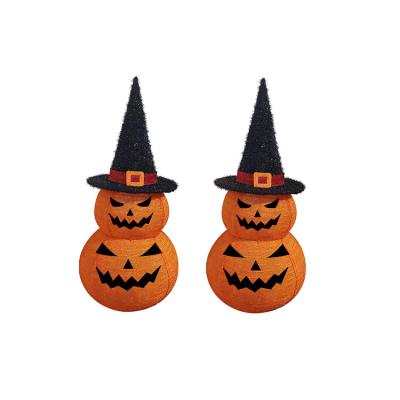 China Cloth+Metal Wholesale 2021 New Design Light Decorative Pumpkin Halloween For Decor for sale