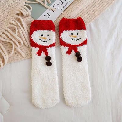 China 2022 New Designer Fleece Warmth Children Woman Winter Sustainable Cotton Men's Unisex Warm Slipper Socks Manufacturer for sale