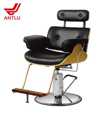 China Antlu Comfortable Hydraulic Lift Barber Chair, Web Celebrity Chair for Barber Shop, New Style for sale