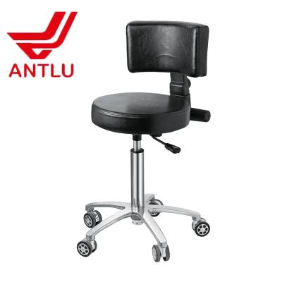 China Hair Beauty Salon Barber Stool Barber Stool Rolling Stools With Backrest for sale