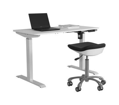 China Modern Design Ergonomic Lower Noise Stable Adjustable Height Metal Frame Ergonomic Adjustable Table for sale