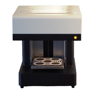 China Beverage cake cookie EXI 4 cup beverage printer /coffee latte art printer machine /edible ink coffee printer for sale