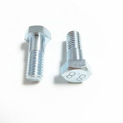 China China Motor Parts 8.8 Steel Hex Head Screws Automotive Grade Galvanization for sale