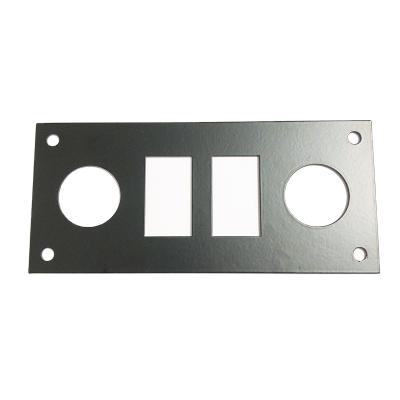 China Industrial Custom Sheet Metal Fabrication SPCC Plate With Face Sheet Metal Laser Cut Strike Front Plate for sale